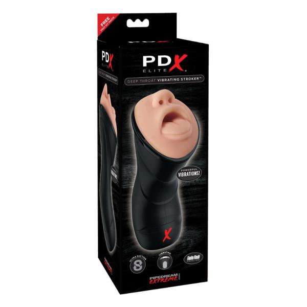 Pdx Elite Deep Throat Vibrating Stroker - Men's Toys - www.Coyha.com