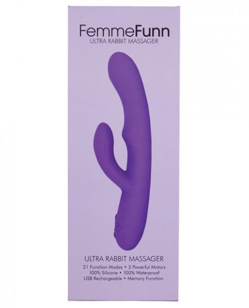 Femmefunn Ultra Rabbit Vibrator Purple - Vibrators - www.Coyha.com