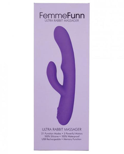 Femmefunn Ultra Rabbit Vibrator Purple - Vibrators - www.Coyha.com