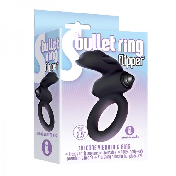 The 9's, S-bullet Ring - Flipper, Silicone - Men's Toys - www.Coyha.com