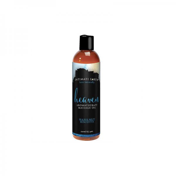 Intimate Earth Heaven Hazelnut Biscotti Massage Oil 4oz - Lubes & Lotions - www.Coyha.com