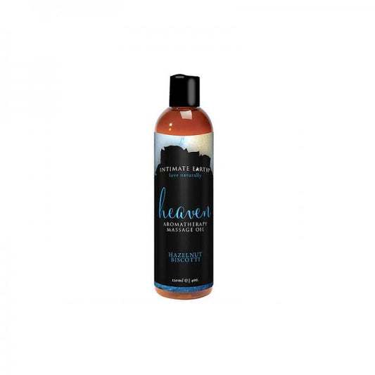 Intimate Earth Heaven Hazelnut Biscotti Massage Oil 4oz - Lubes & Lotions - www.Coyha.com