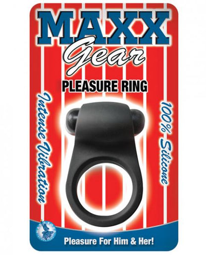 Maxx Gear Pleasure Vibrating Ring Black - Men's Toys - www.Coyha.com