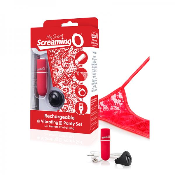 My Secret Charged Remote Control Panty Vibe Red O/S - Sexy Wear - www.Coyha.com