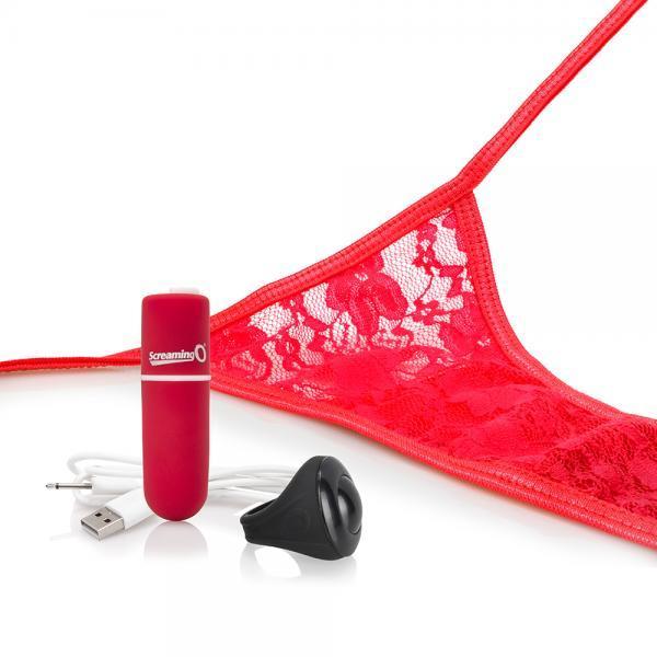 My Secret Charged Remote Control Panty Vibe Red O/S - Sexy Wear - www.Coyha.com