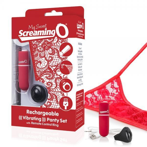 My Secret Charged Remote Control Panty Vibe Red O/S - Sexy Wear - www.Coyha.com