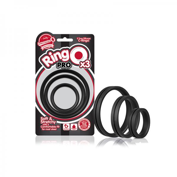 Screaming O Ringo Pro X3 - Black - Men's Toys - www.Coyha.com