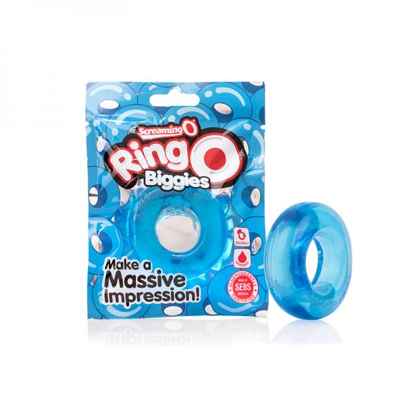 Ringo Biggies Blue Thick Cock Ring - Men's Toys - www.Coyha.com