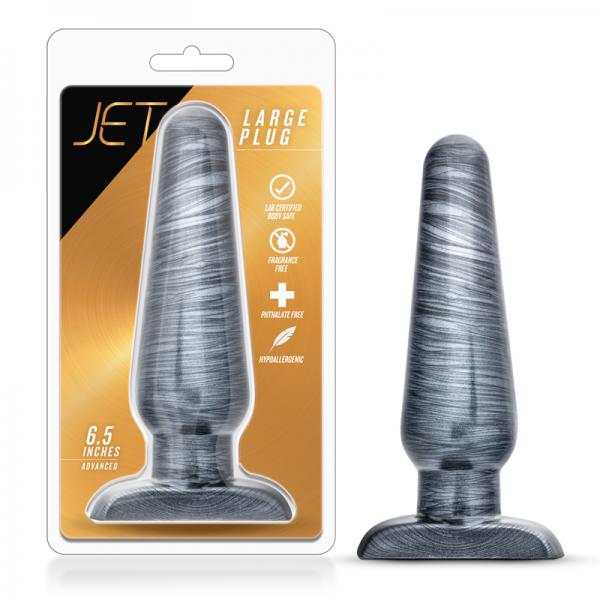 Jet Large Plug Carbon Metallic Black - Anal Toys - www.Coyha.com