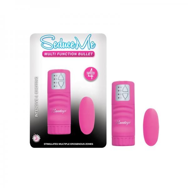 Seduce Me Multi Function Bullet 4 Speeds Pink - Vibrators - www.Coyha.com