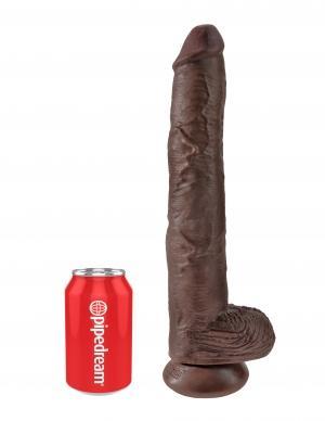 King Cock 14in Cock - Brown - Dildos - www.Coyha.com