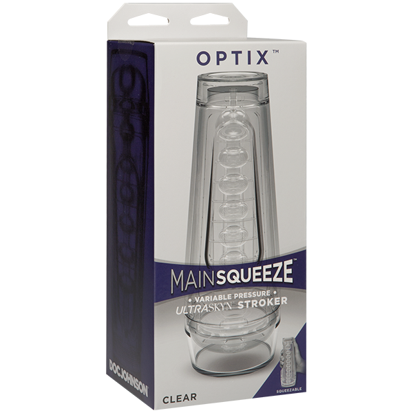 Main Squeeze Optix Crystal Stroker - Men's Toys - www.Coyha.com