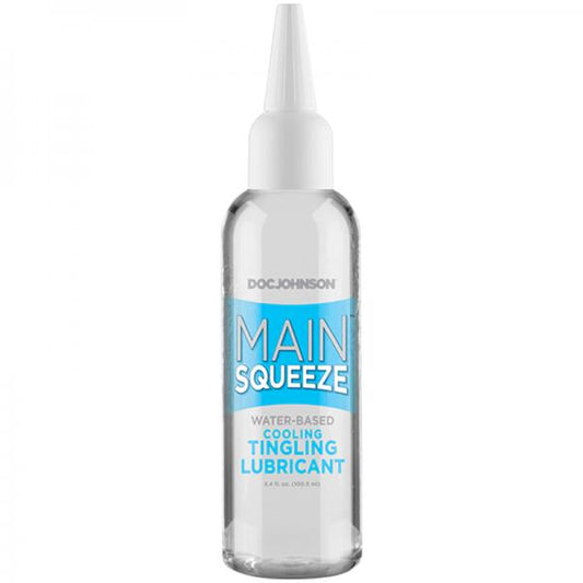 Main Squeeze Cooling Tingling Water Based Lubricant 3.4oz - Lubes & Lotions - www.Coyha.com