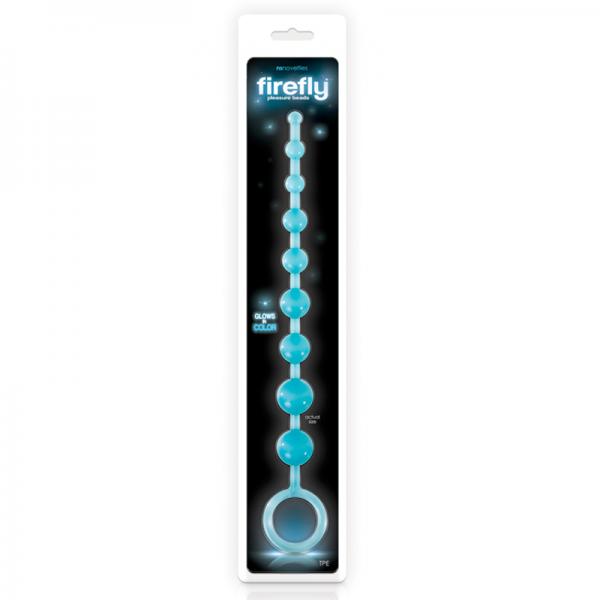 Firefly Pleasure Blue Glow In The Dark Anal Beads - Anal Toys - www.Coyha.com