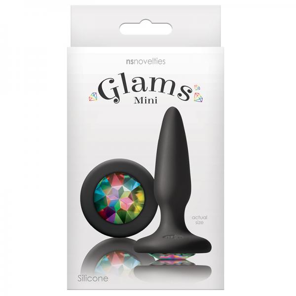 Glams Mini Butt Plug Rainbow Gem - Anal Toys - www.Coyha.com