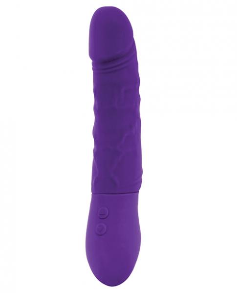 Inya Twister Purple Realistic Vibrating Dildo - Vibrators - www.Coyha.com