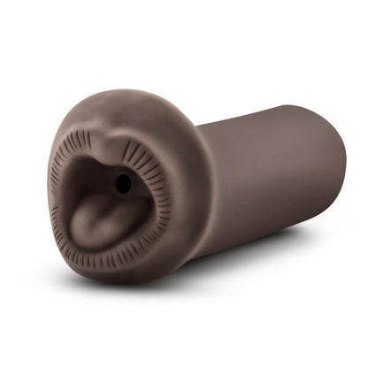 Hot Chocolate Naughty Nicole Brown Mouth Stroker - Men's Toys - www.Coyha.com