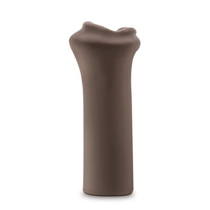 Hot Chocolate Naughty Nicole Brown Mouth Stroker - Men's Toys - www.Coyha.com