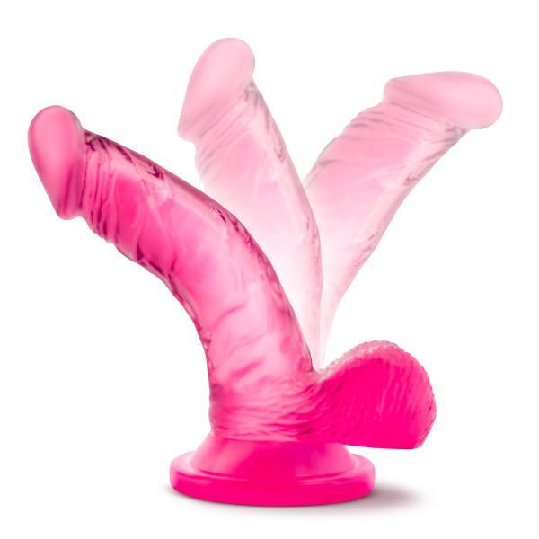 Naturally Yours 4 inches Mini Cock Pink Dildo - Dildos - www.Coyha.com