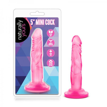 Naturally Yours 5 inches Mini Cock Pink Dildo - Dildos - www.Coyha.com