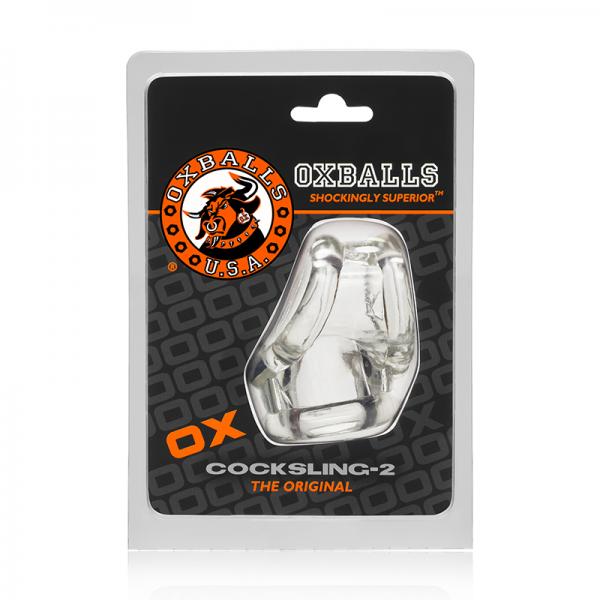 Oxballs Cocksling-2, Cocksling, Clear - Men's Toys - www.Coyha.com