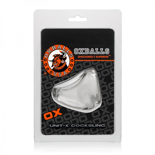 Oxballs Unit-x, Cocksling, Clear - Men's Toys - www.Coyha.com