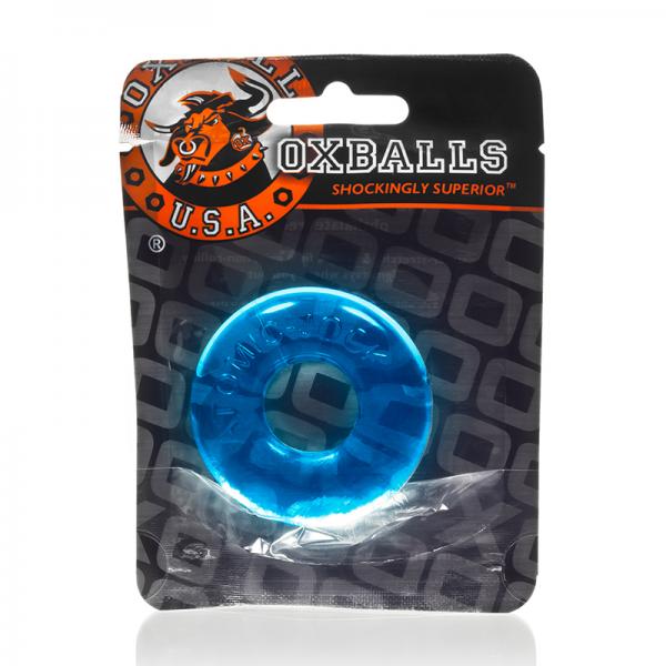 Oxballs Do-nut- 2, Cockring, Large, Ice Blue - Men's Toys - www.Coyha.com