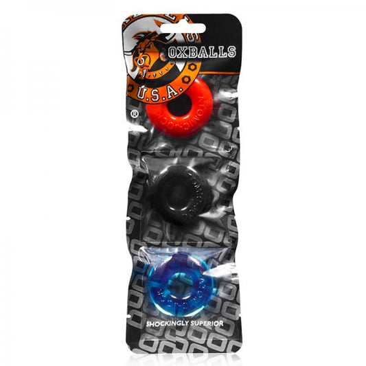 Oxballs Ringer, 3-pack Of Do-nut-1, Small, Multicolor - Bondage - www.Coyha.com