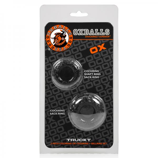 Oxballs Truckt, Cockring, Black - Men's Toys - www.Coyha.com