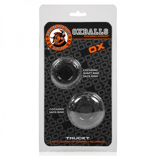 Oxballs Truckt, Cockring, Black - Men's Toys - www.Coyha.com