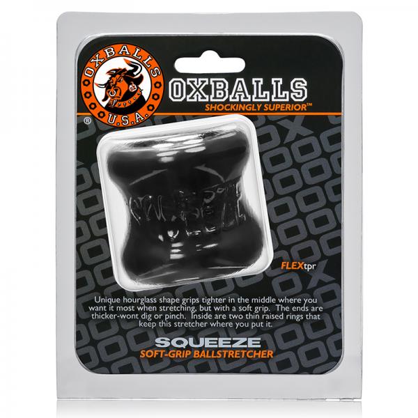 Oxballs Squeeze Ball Stretcher Black - Bondage - www.Coyha.com