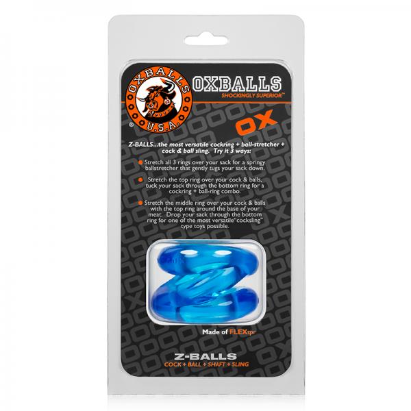 Oxballs Z-balls, Ballstretcher, Ice Blue - Men's Toys - www.Coyha.com