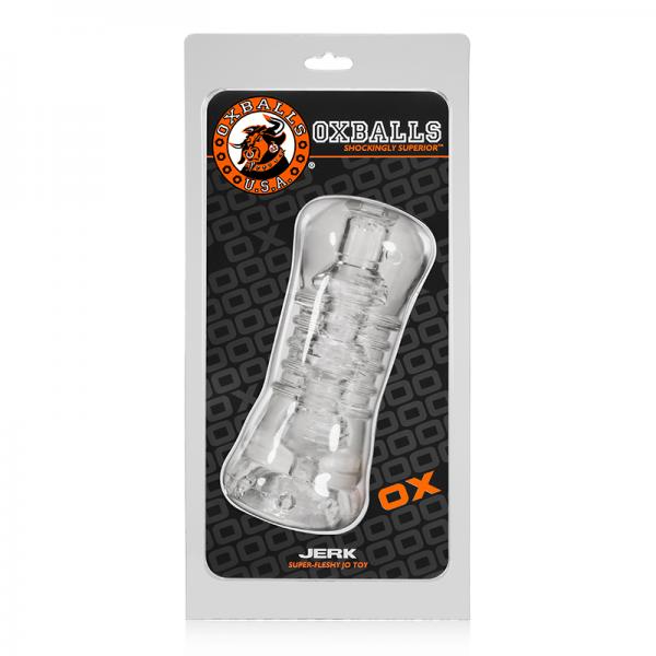 Oxballs Jerk, Masturbator, Clear - Men's Toys - www.Coyha.com