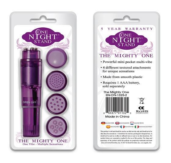 One Night Stand The Mighty One Pocket Rocket Purple - Vibrators - www.Coyha.com