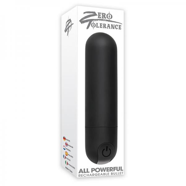 Zero Tolerance All Powerful Rechargeable Black - Vibrators - www.Coyha.com