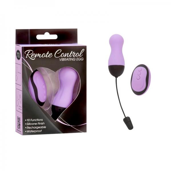 Simple & True Remote Control Vibrating Egg Purple - Vibrators - www.Coyha.com