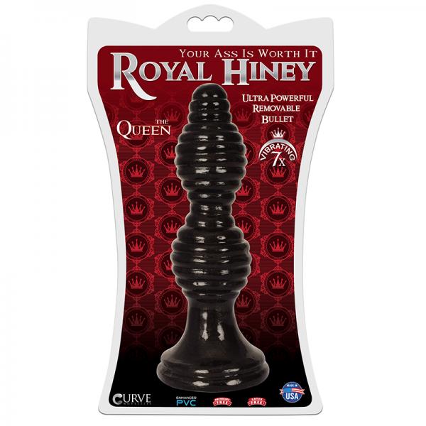 Royal Hiney Red The Queen Black Butt Plug - Anal Toys - www.Coyha.com