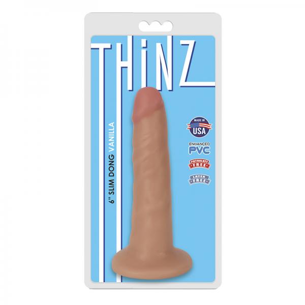 Thinz 6 inches Slim Dong Vanilla Beige - Dildos - www.Coyha.com