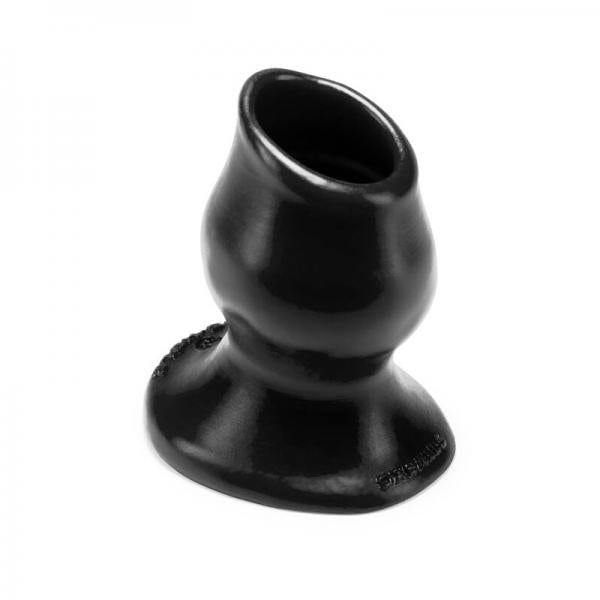 Oxballs Pighole-3, Hollow Plug, Large, Black - Anal Toys - www.Coyha.com