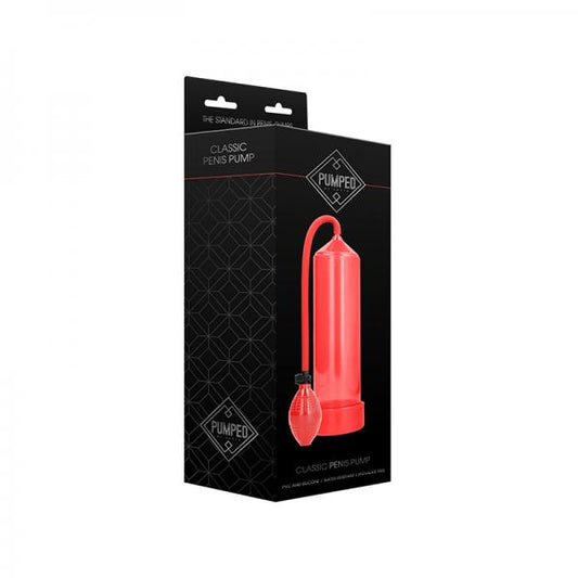 Pumped Classic Penis Pump - Red - Men's Toys - www.Coyha.com