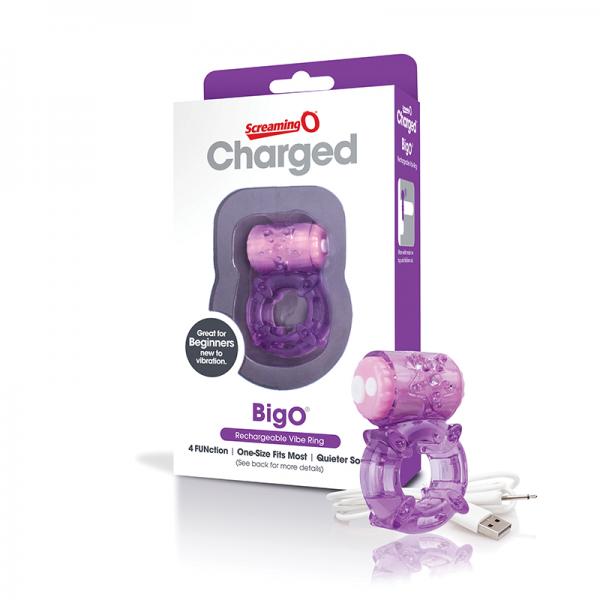 Screaming O Charged Big O - Purple - Men's Toys - www.Coyha.com