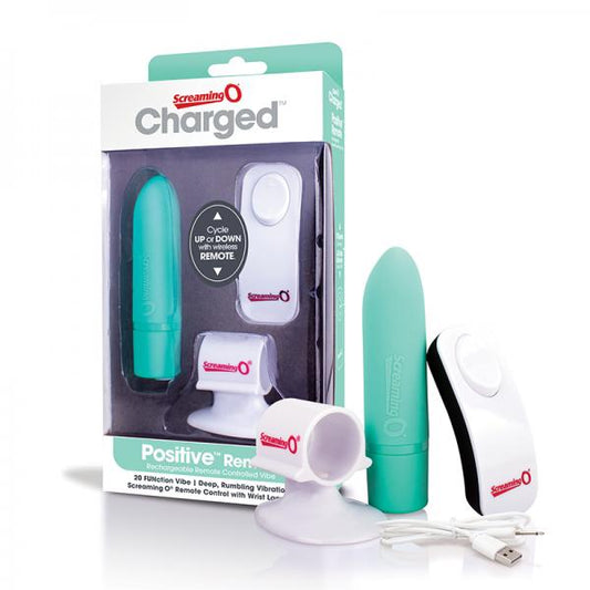 Screaming O Charged Positive Remote Control - Kiwi - Vibrators - www.Coyha.com