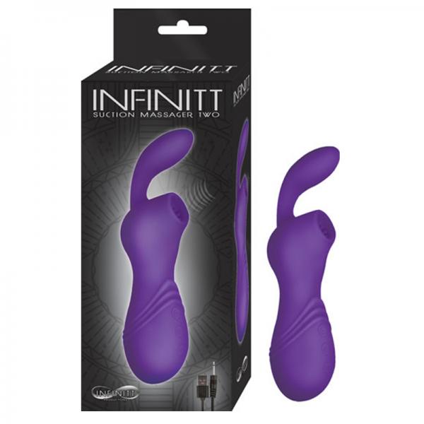 Infinitt Suction Massager Two Purple - Vibrators - www.Coyha.com