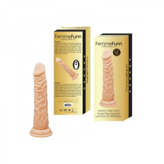 Femmefunn Turbo Shaft 2.0 Nude - Vibrators - www.Coyha.com