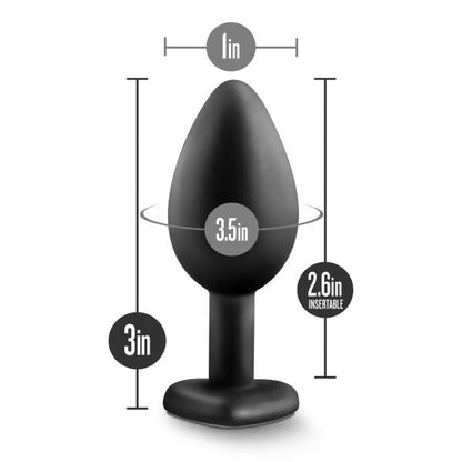 Temptasia Bling Plug Small Black - Anal Toys - www.Coyha.com