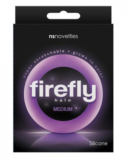 Firefly Halo Medium Cock Ring Purple - Men's Toys - www.Coyha.com