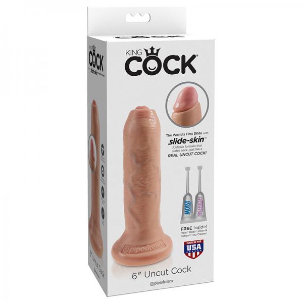 King Cock 6 inches Uncut Dildo Beige - Dildos - www.Coyha.com