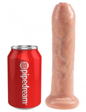 King Cock 7 inches Uncut Dildo Beige - Dildos - www.Coyha.com