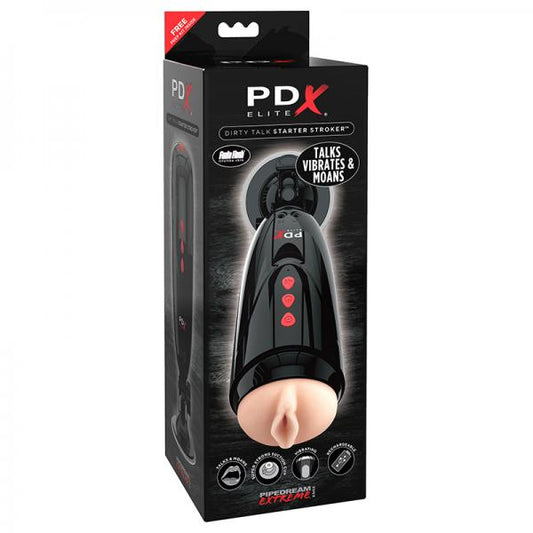 Pdx Elite Dirty Talk Starter Stroker - Men's Toys - www.Coyha.com