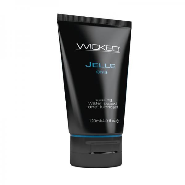 Wicked Jelle Anal Gel Cooling Sensation Lubricant 4oz Tube - Lubes & Lotions - www.Coyha.com